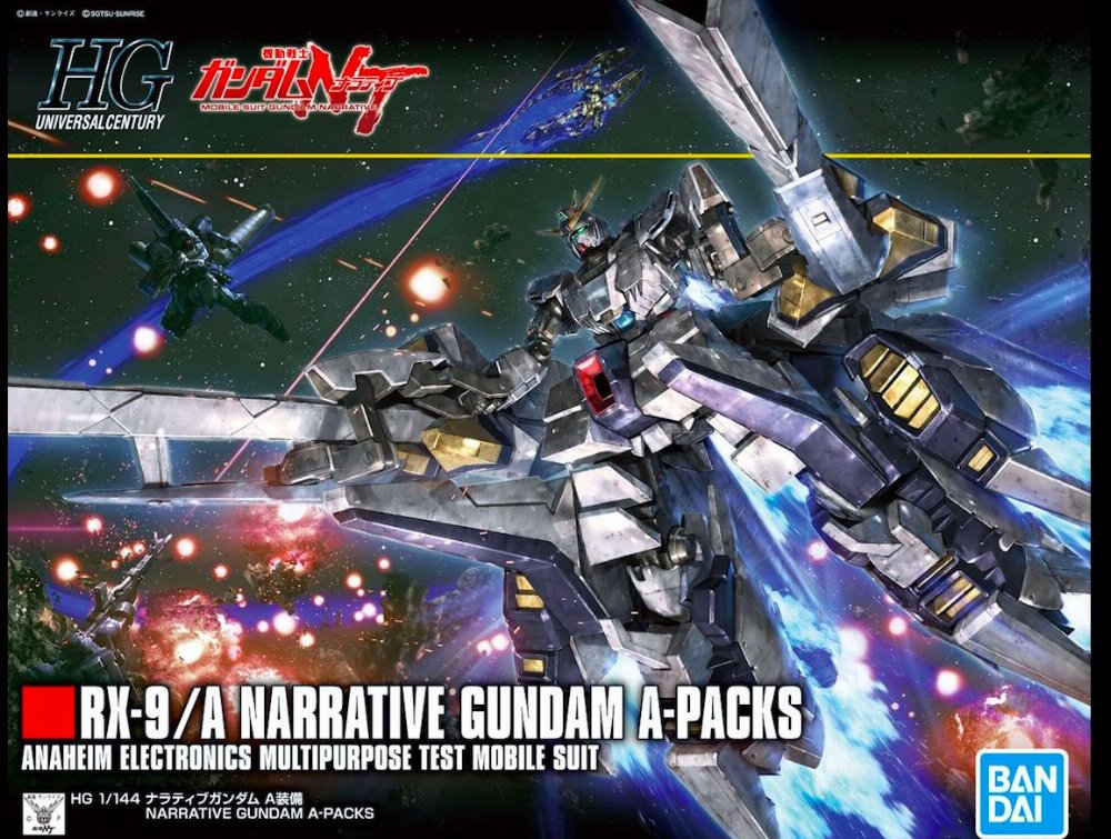 Mobile Suit Gundam – High Grade Gunpla: RX-9/A Narrative Gundam A-Packs 1/144 Σετ Μοντελισμού