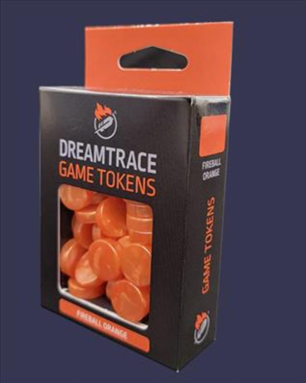 DreamTrace Gaming Tokens – Fireball Orange