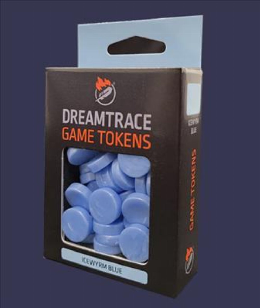 DreamTrace Gaming Tokens – Icewyrm Blue