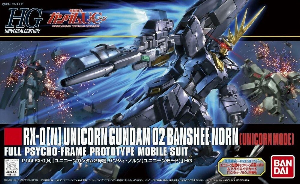 Mobile Suit Gundam – High Grade Gunpla: RX-0[N] Unicorn Gundam 02 Banshee Norn 1/144 Σετ Μοντελισμού
