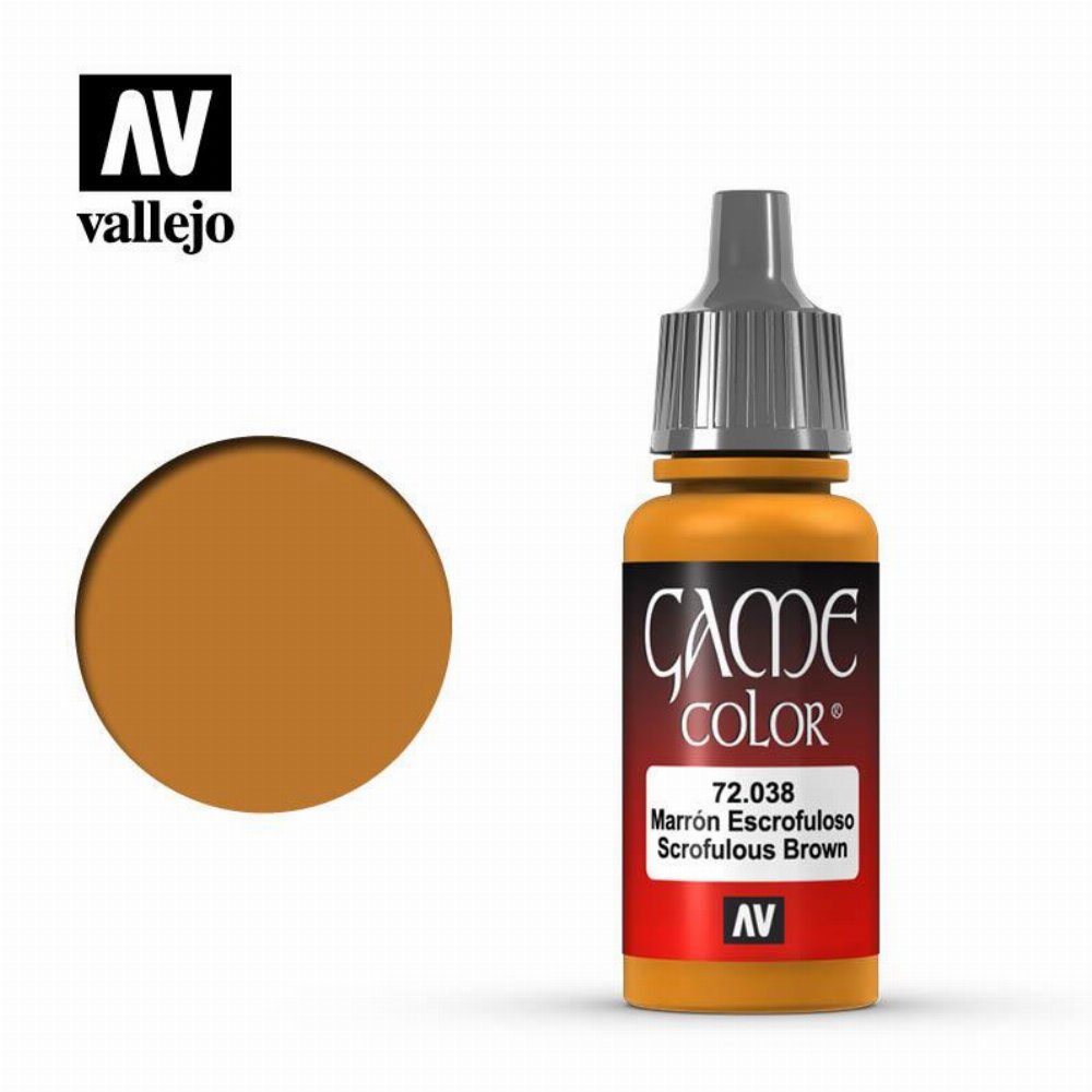 Vallejo Color – Scrofulous Brown Χρώμα Μοντελισμού (18ml)