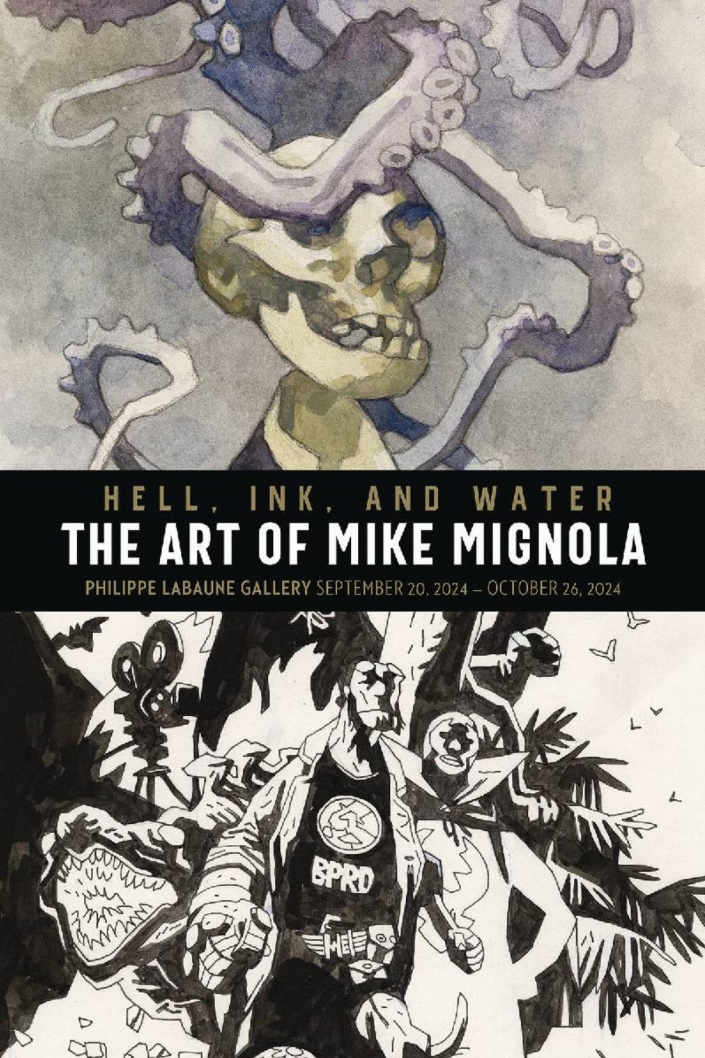 Art Book Hell, Ink, and Water: The Art of Mike Mignola (HC)