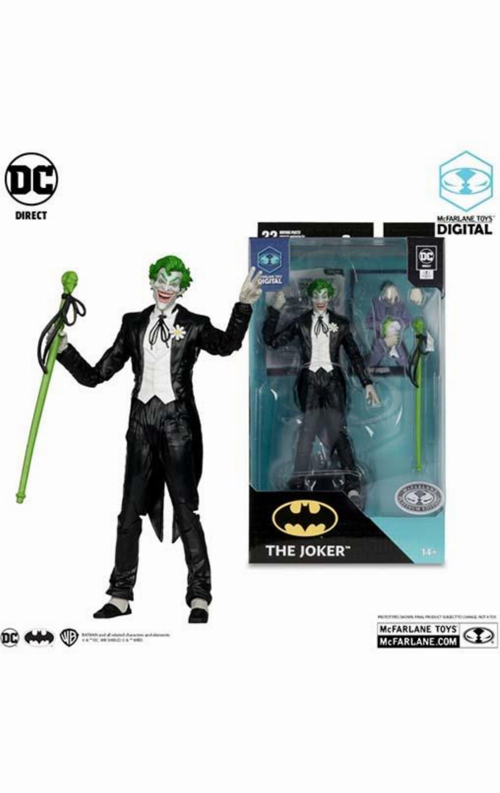 DC Direct – The Joker (DC: The Silver Age) Φιγούρα Δράσης (18cm) Platinum Variant