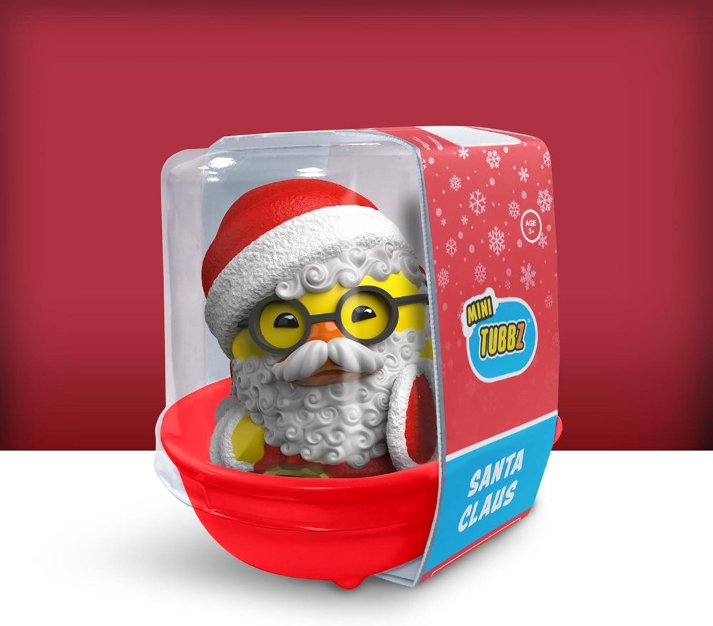 Holiday Mini Tubbz – Santa Claus Φιγούρα Παπάκι Μπάνιου (5cm)