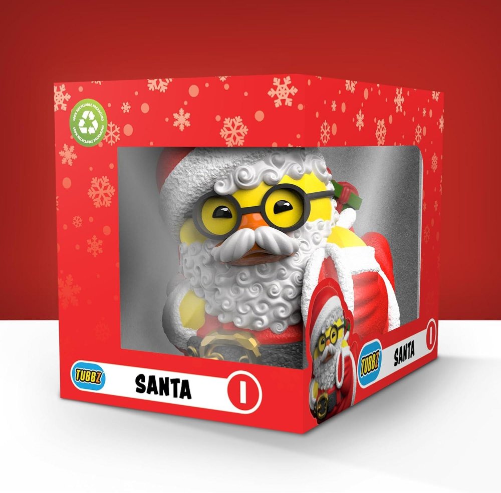 Holiday Boxed Tubbz – Santa #1 Φιγούρα Παπάκι Μπάνιου (10cm)