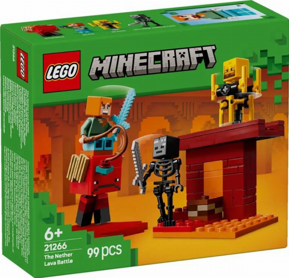 LEGO Minecraft – The Nether Lava Battle (21266)