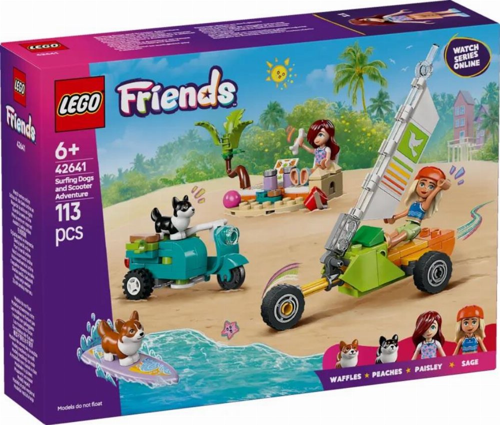 LEGO Friends – Surfing Dogs and Scooter Adventure (42641)