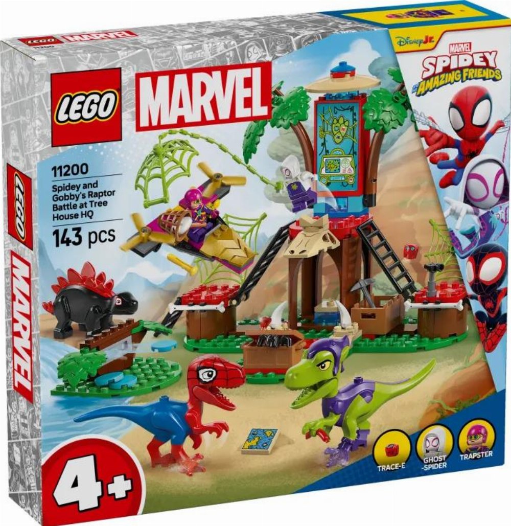LEGO Marvel Super Heroes – Spidey and Gobby’s Raptor Battle at Tree (11200)