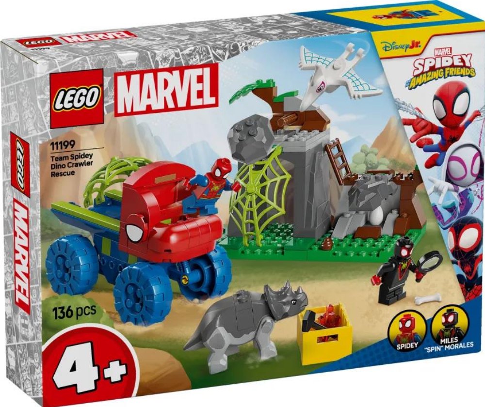 LEGO Marvel Super Heroes – Team Spidey Dino Crawler Rescue (11199)