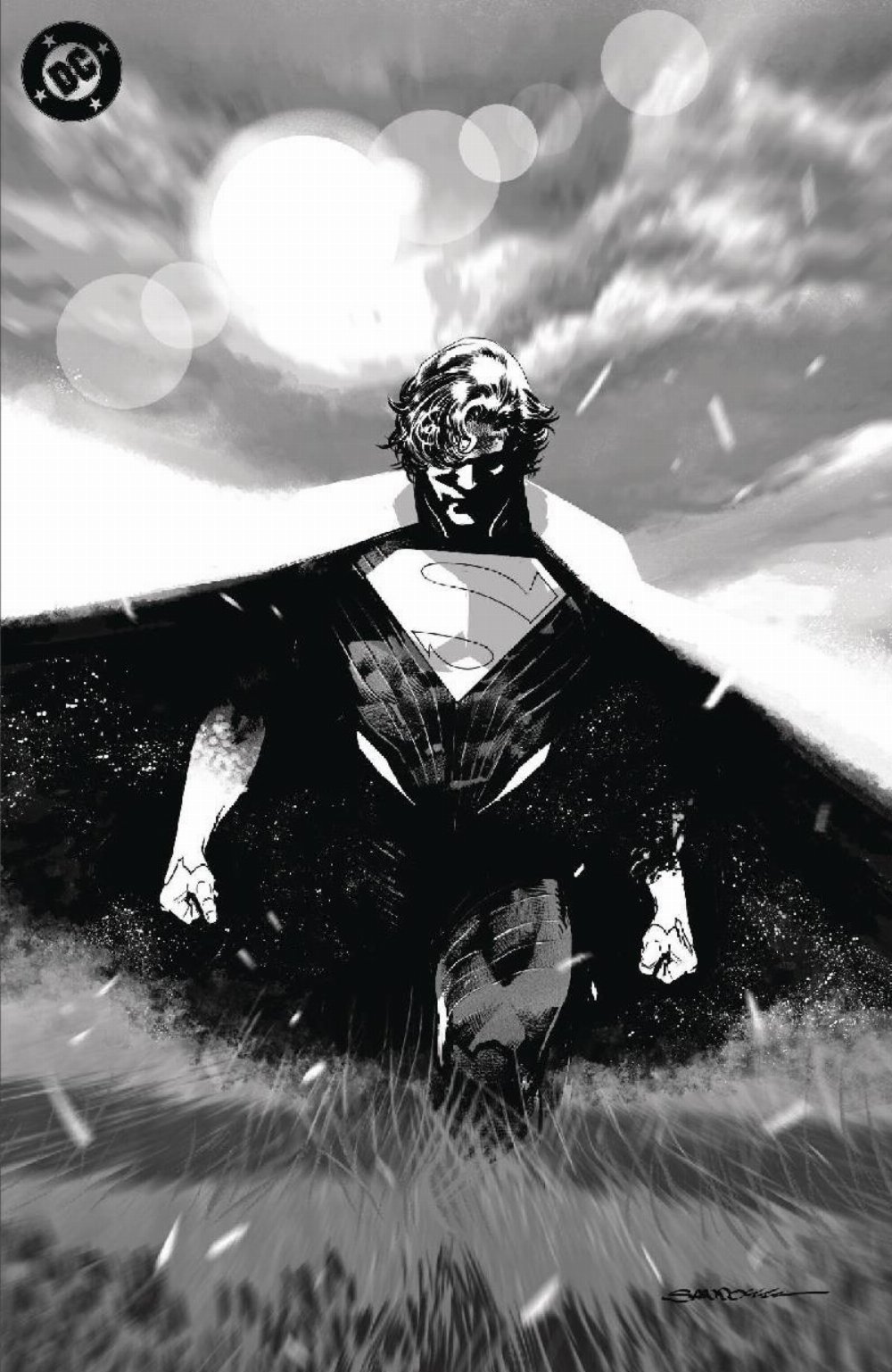 Τεύχος Κόμικ Absolute Superman #1 Noir Edition Foil Variant Cover