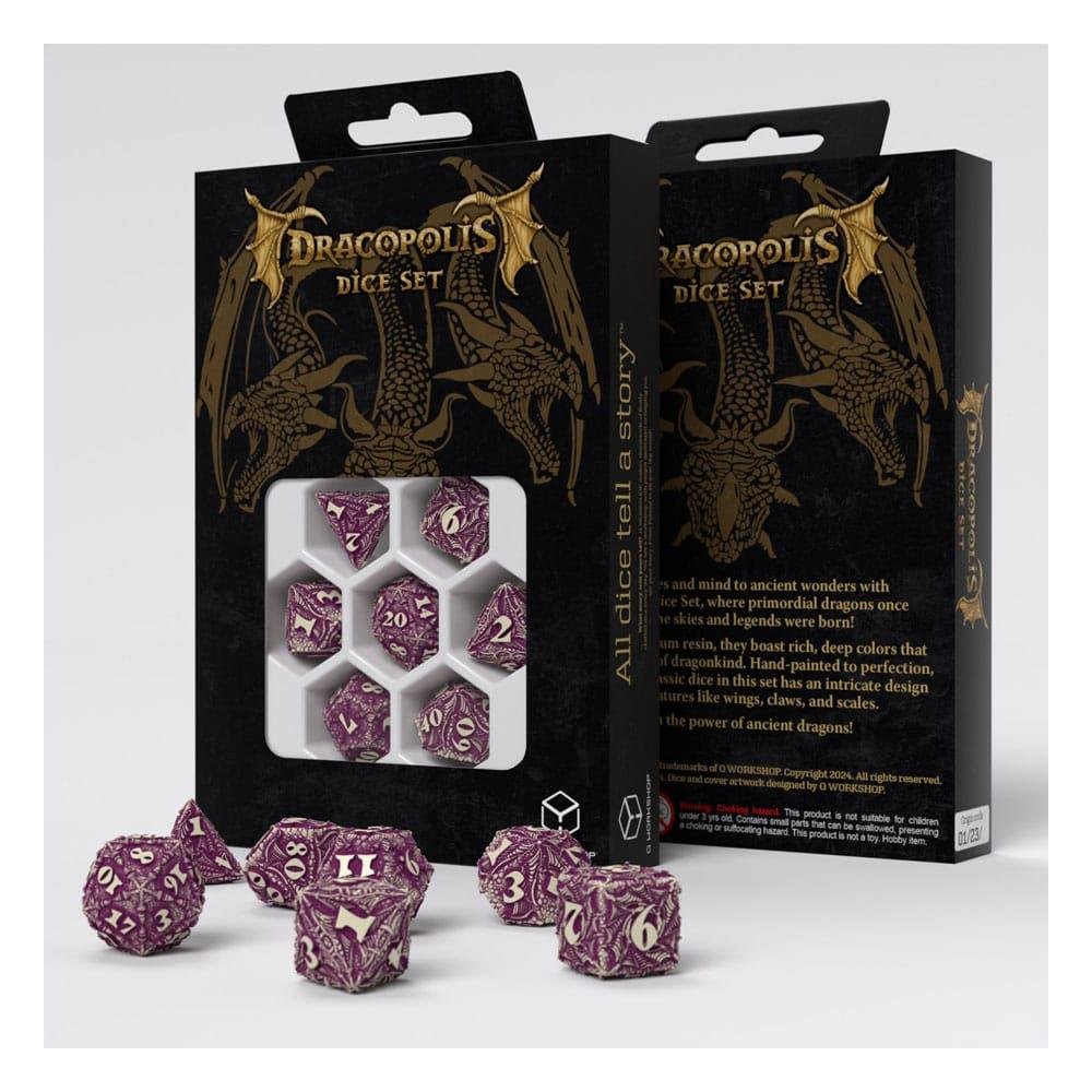 Σετ Ζάρια – Dracopolis Dice Set – The Yucatan Featherwing