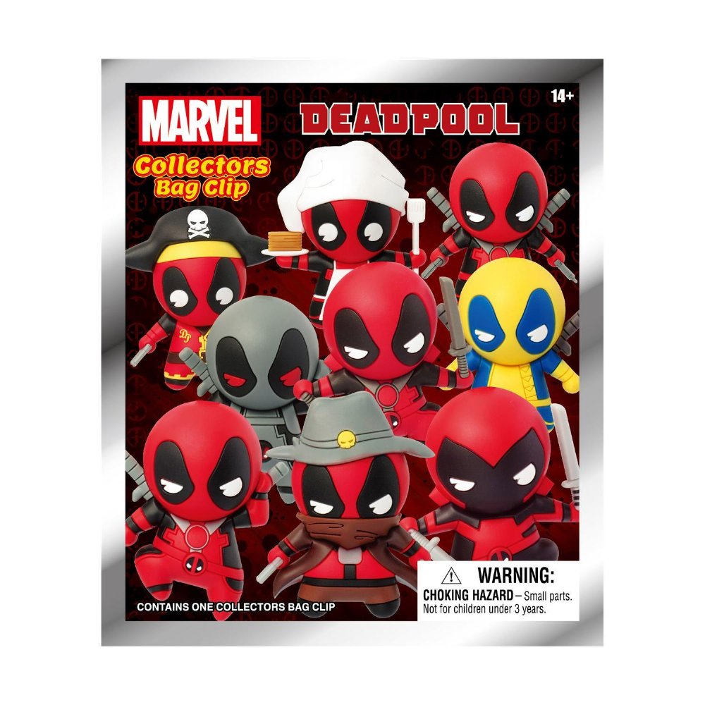 Marvel – Deadpool Series 1 Bag Clip Φιγούρα (Τυχαίο Περιεχόμενο)