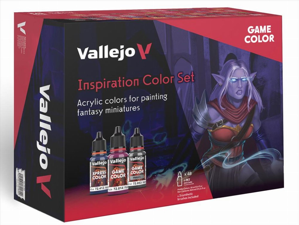 Vallejo Color – Inspiration Color Set (48 Χρώματα)