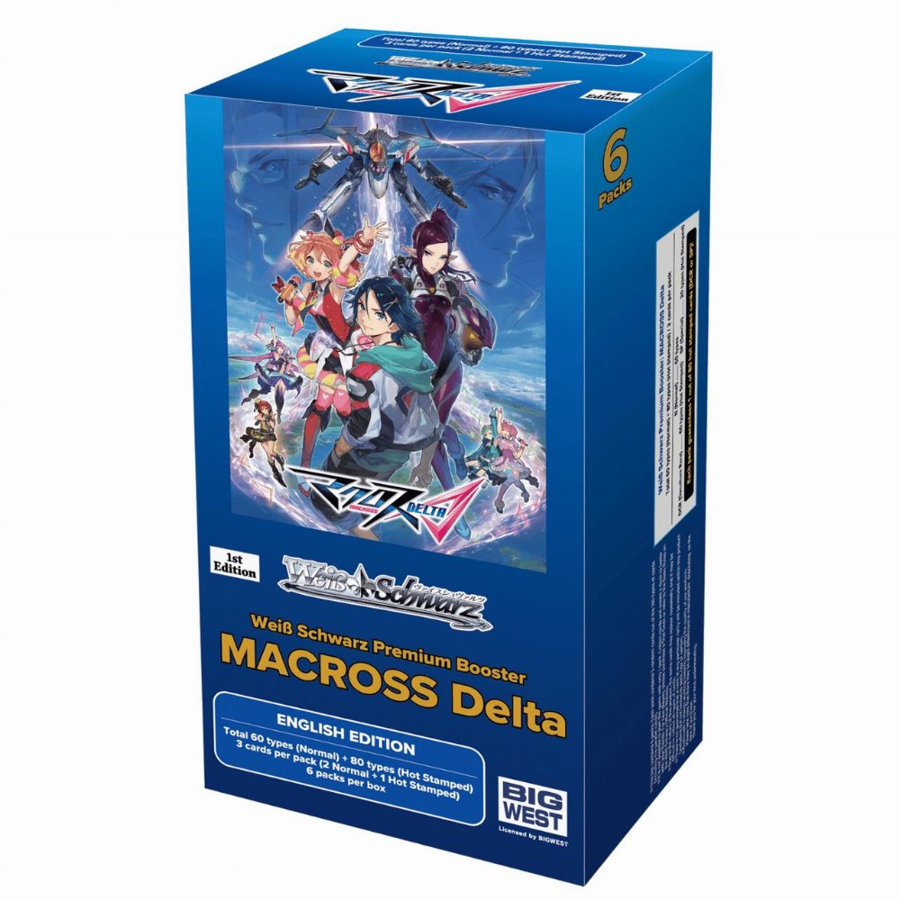 Weiss / Schwarz – Macross Delta Premium Booster Display (6 packs)