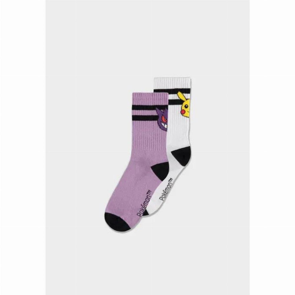 Pokemon – Pikachu & Gengar 2-Pack Κάλτσες (Μέγεθος 39-42)