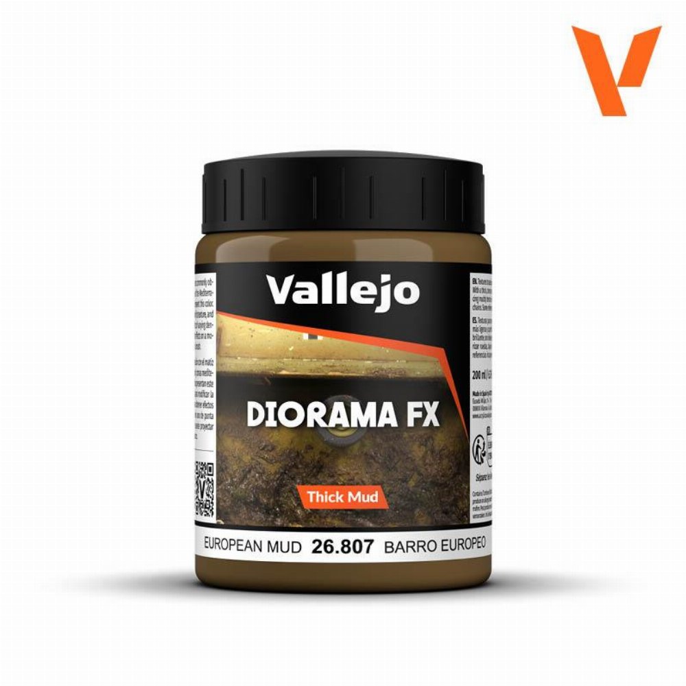 Vallejo Diorama FX – Thick Mud: European Mud (200ml)