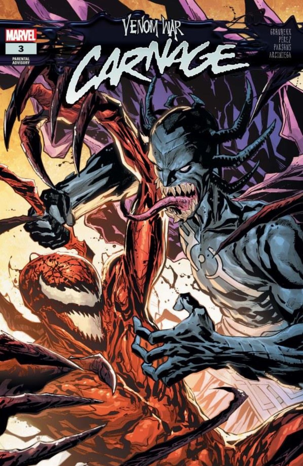 Τεύχος Κόμικ Venom War Carnage #3 (Of 3)