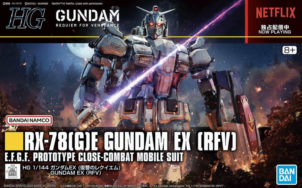 Mobile Suit Gundam – High Grade Gunpla: RX-78(G)E Gundam EX (RFV) 1/144 Σετ Μοντελισμού