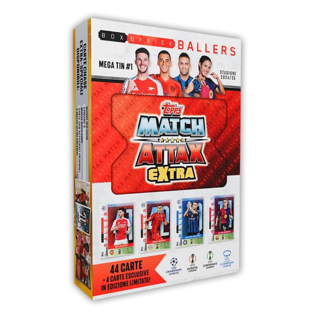 Topps – Match Attax Extra UCC 2024-25 Mega Tin #1 (48 Κάρτες)