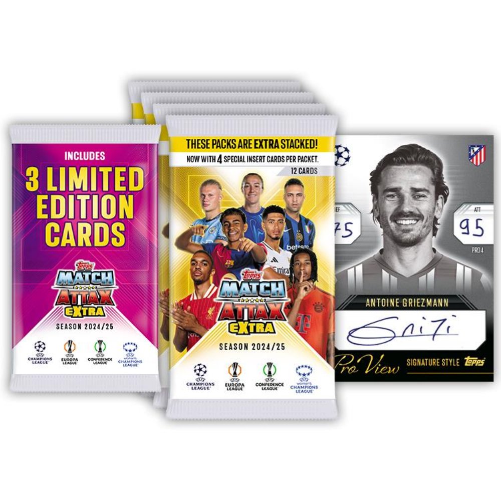 Topps – Match Attax Extra UCC 2024-25 Mega Multipack (52 Κάρτες)