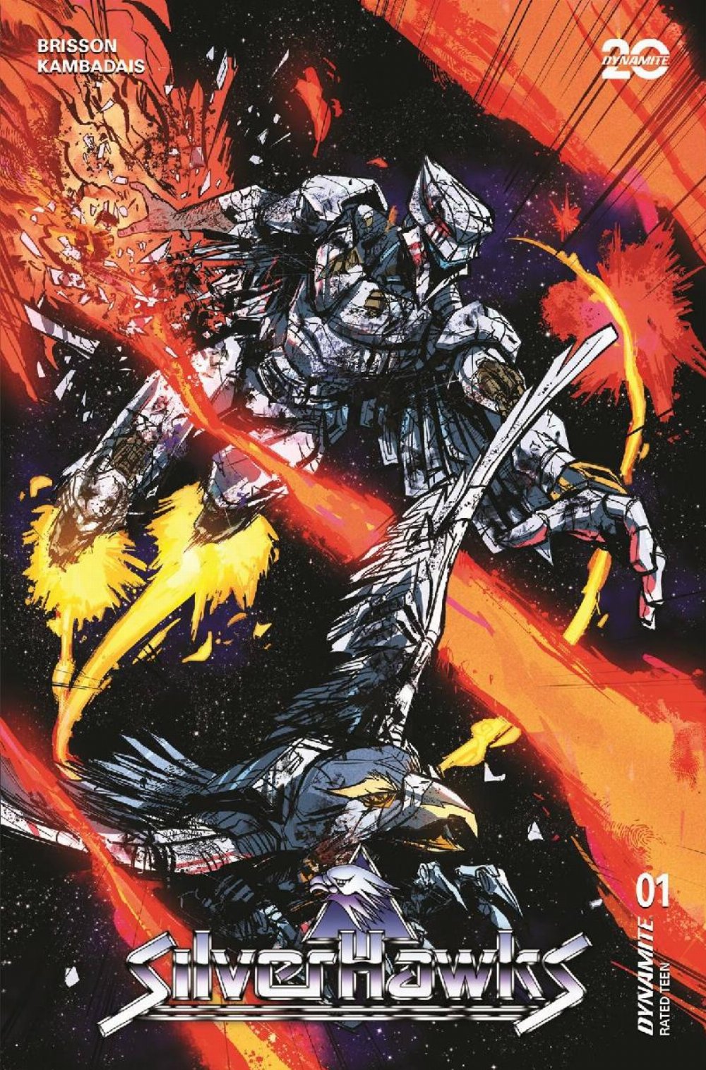 Τεύχος Κόμικ SilverHawks #1 1/10 Battle Damage Variant Cover