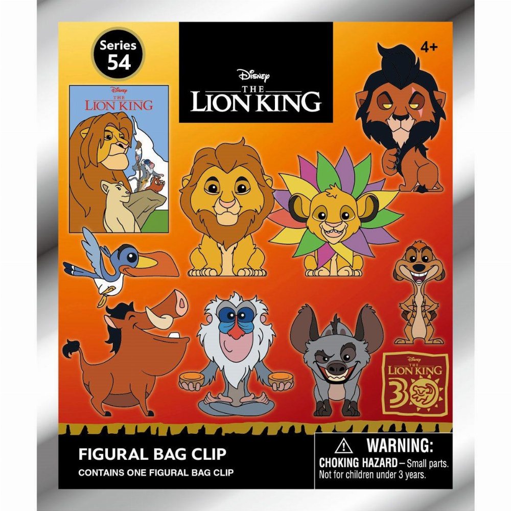 Disney – Lion King Bag Clip Φιγούρα (Τυχαίο Περιεχόμενο)