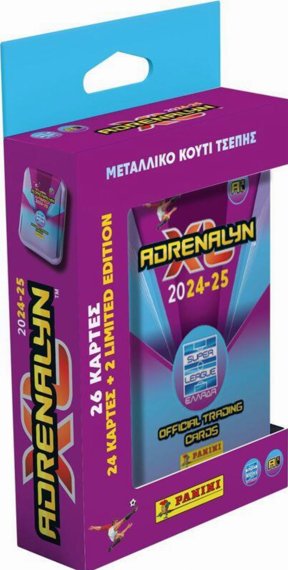 Panini – Super League Adrenalyn 2024-25 Μεταλλικό Κουτί Τσέπης