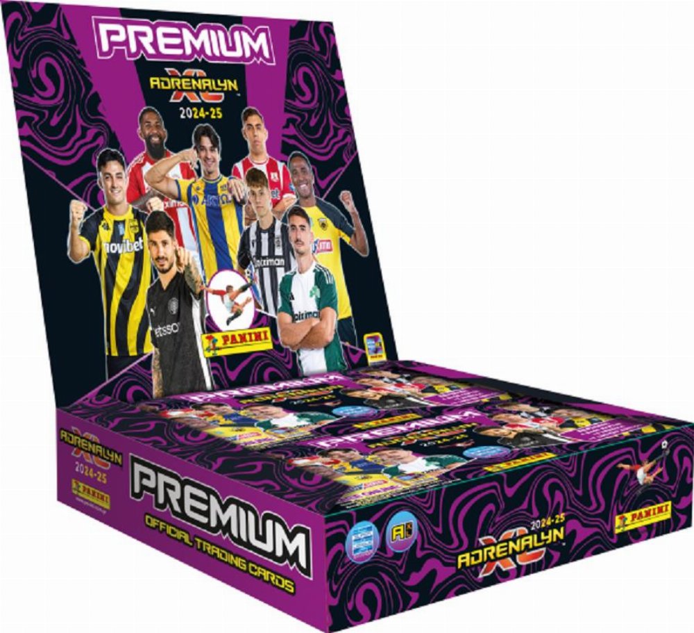 Panini – Super League Adrenalyn 2024-25 Premium Κάρτες Display (10 φακελάκια)