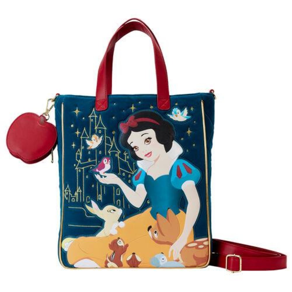 Loungefly – Disney: Snow White Heritage Τσάντα Ώμου από Καπιτονέ Βελούδο