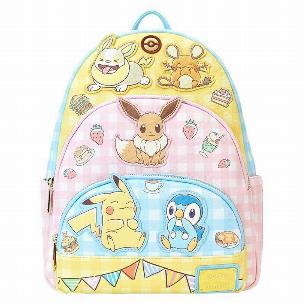 Loungefly – Pokemon: Cafe Triple Pocket Τσάντα Σακίδιο
