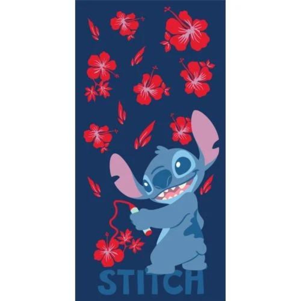 Disney: Lilo & Stitch – Stitch “Flowers” Πετσέτα (70x140cm)