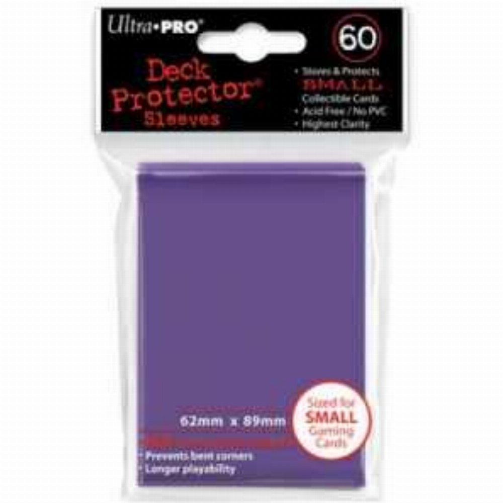 Ultra Pro Japanese Small Size Card Sleeves 60ct – Purple