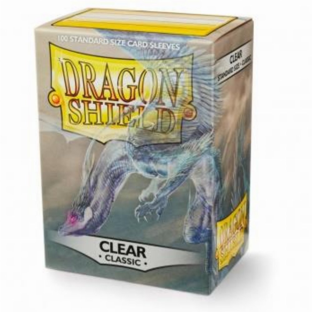 Dragon Shield Sleeves Standard Size – Clear (100 Sleeves)