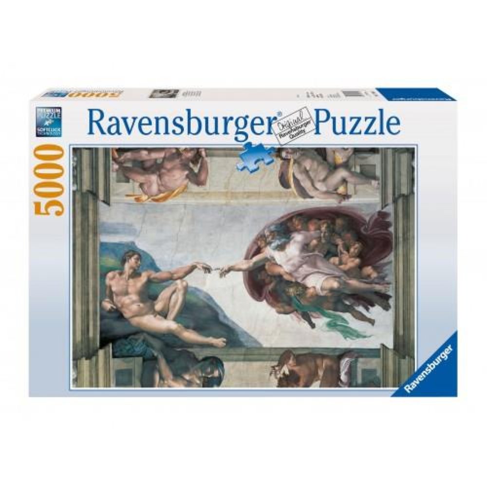 Παζλ 5000 κομμάτια – Σειρά ART: Michelangelo Η Δημιουργία του Αδάμ