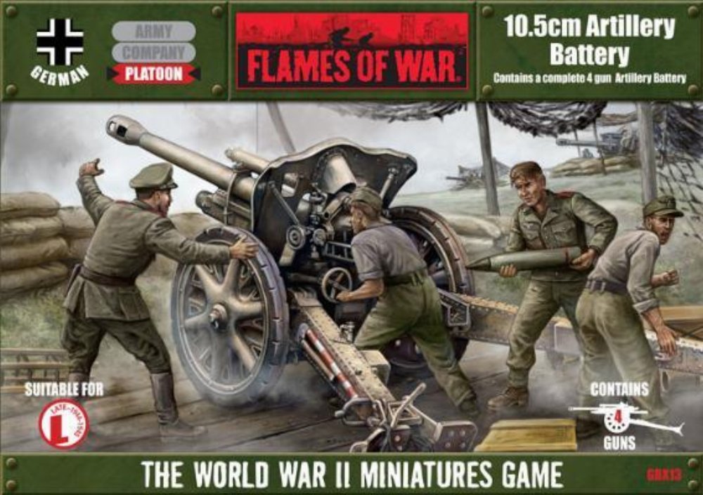 Flames of War – 10.5cm Artillery Battery