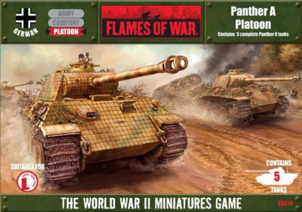 Flames of War – Panther A Platoon