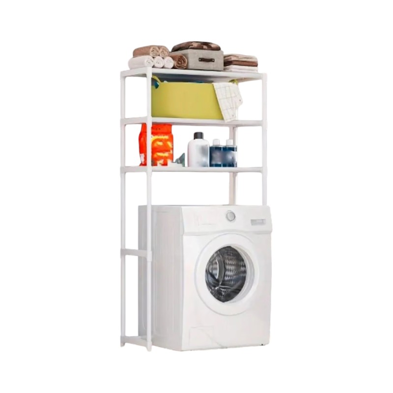 Επιδαπέδια ραφιέρα μπάνιου – YX9110-3 – 521629 – White