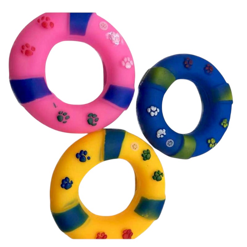 Παιχνίδι σκύλου Latex κρίκος – 12.5cm – 12pcs – 550328
