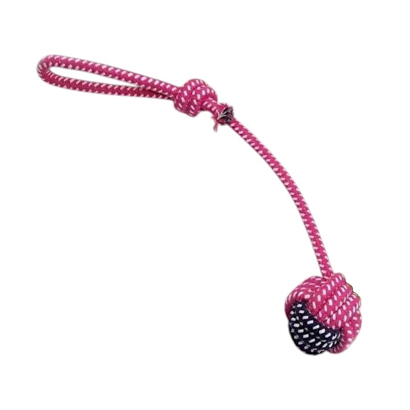 Παιχνίδι σκύλου σχοινί με μπάλα – 40cm – 12pcs – 550549