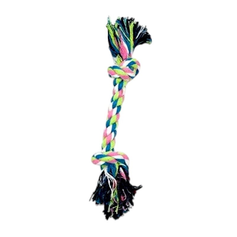 Παιχνίδι σκύλου σχοινί με κόμπους – 23cm – 12pcs – 550620