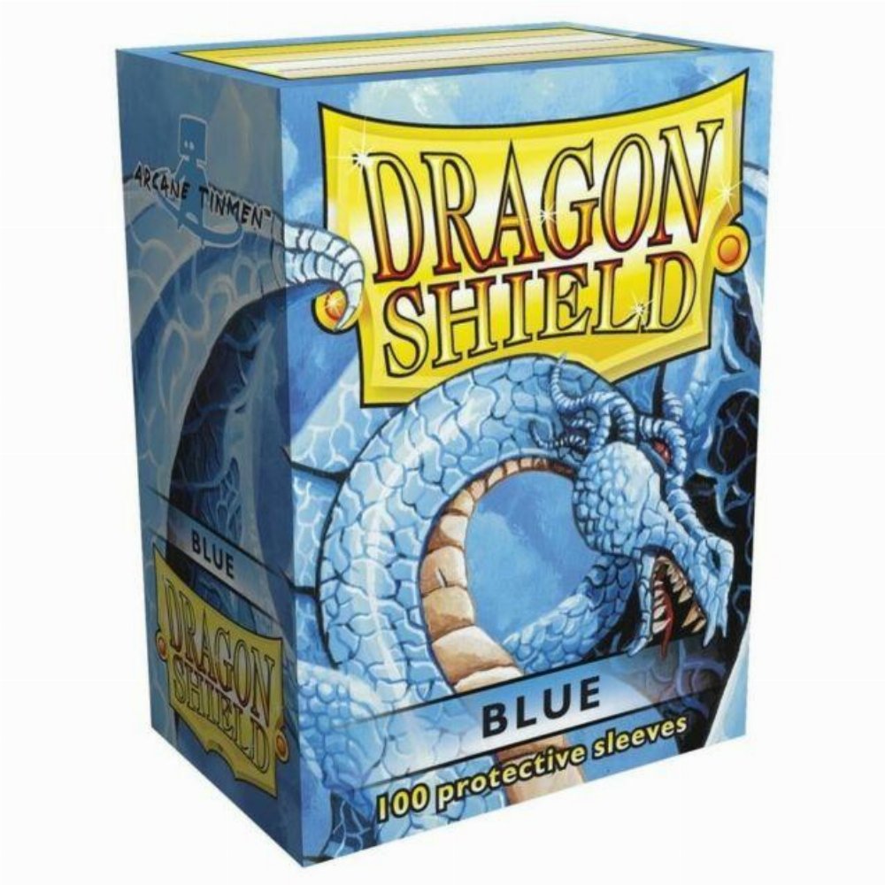 Dragon Shield Sleeves Standard Size – Blue (100 Sleeves)