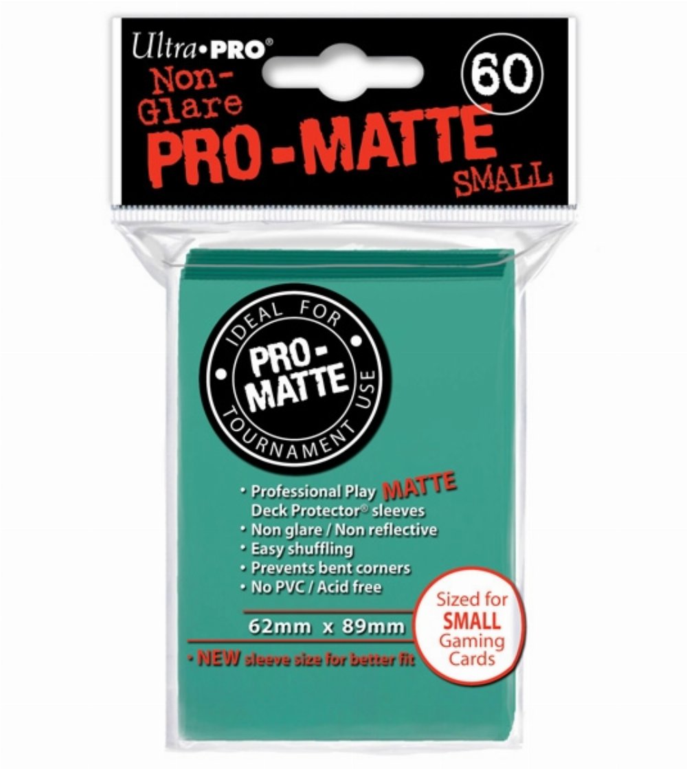 Ultra Pro Japanese Small Size Card Sleeves 60ct – Matte Aqua