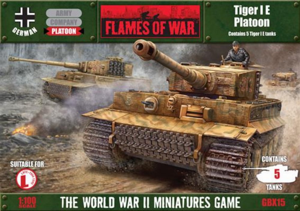 Flames of War – Tiger I E Platoon