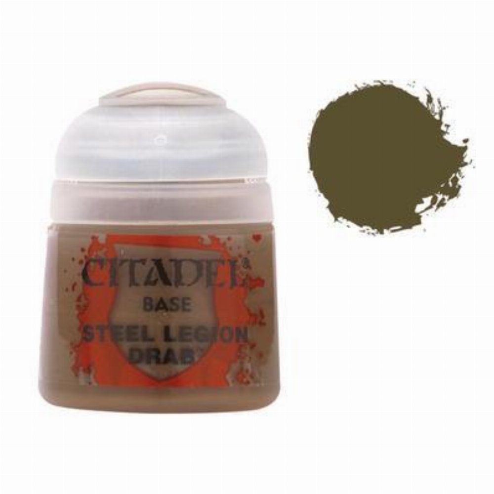 Citadel Base – Steel Legion Drab Χρώμα Μοντελισμού (12ml)