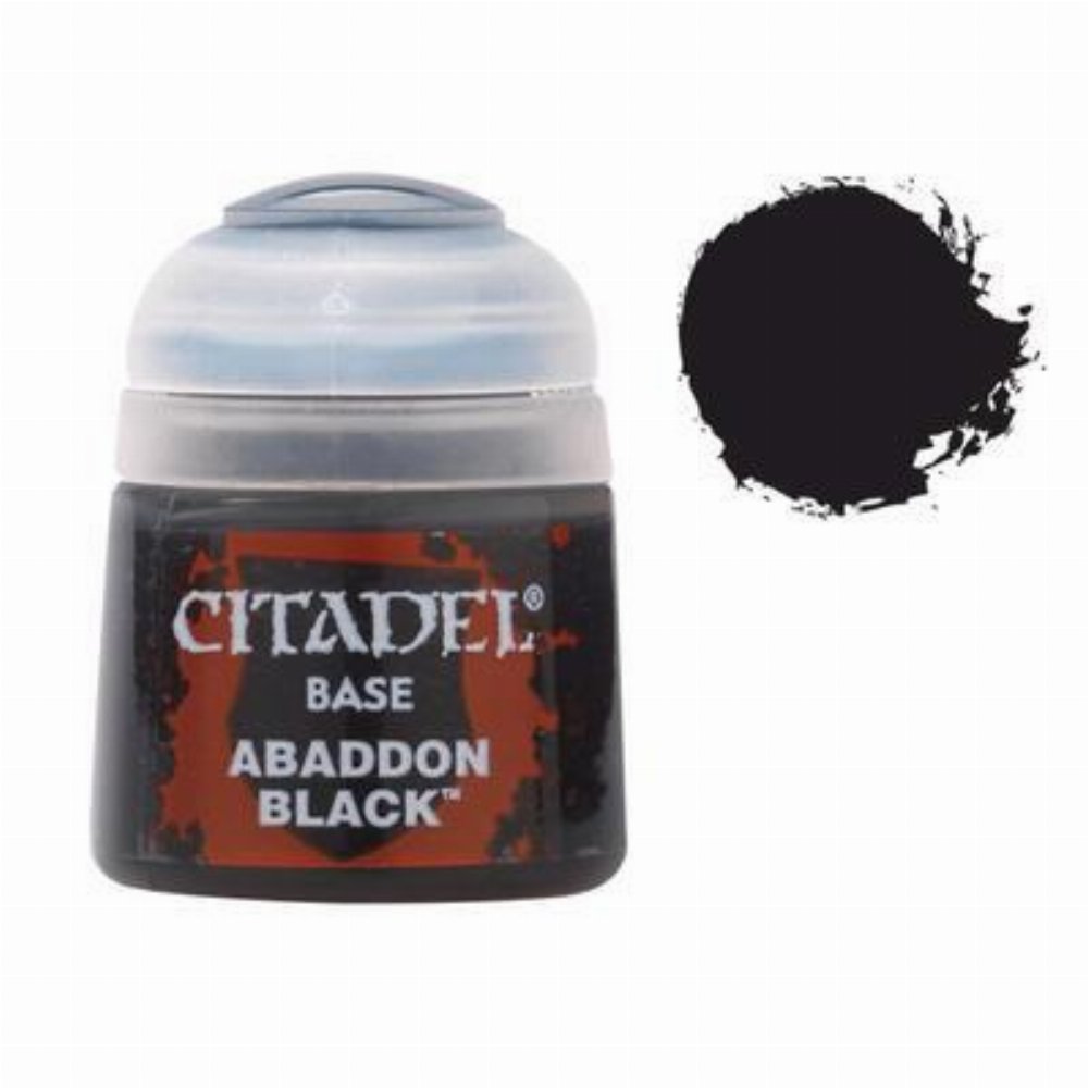 Citadel Base – Abaddon Black Χρώμα Μοντελισμού (12ml)