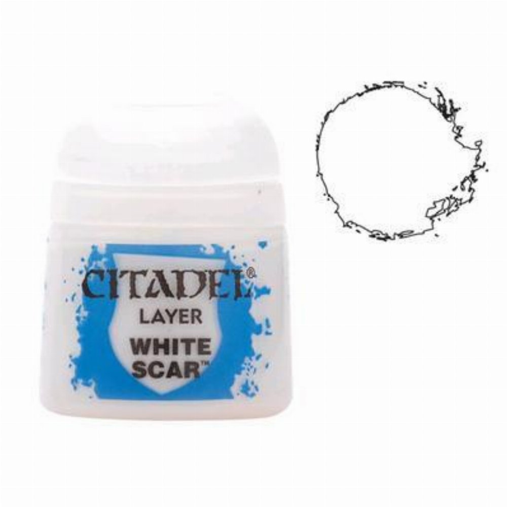 Citadel Layer – White Scar Χρώμα Μοντελισμού (12ml)