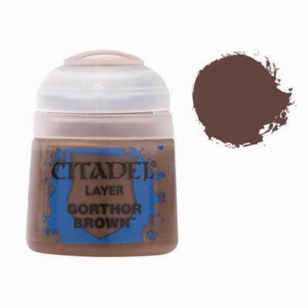 Citadel Layer – Gorthor Brown Χρώμα Μοντελισμού (12ml)