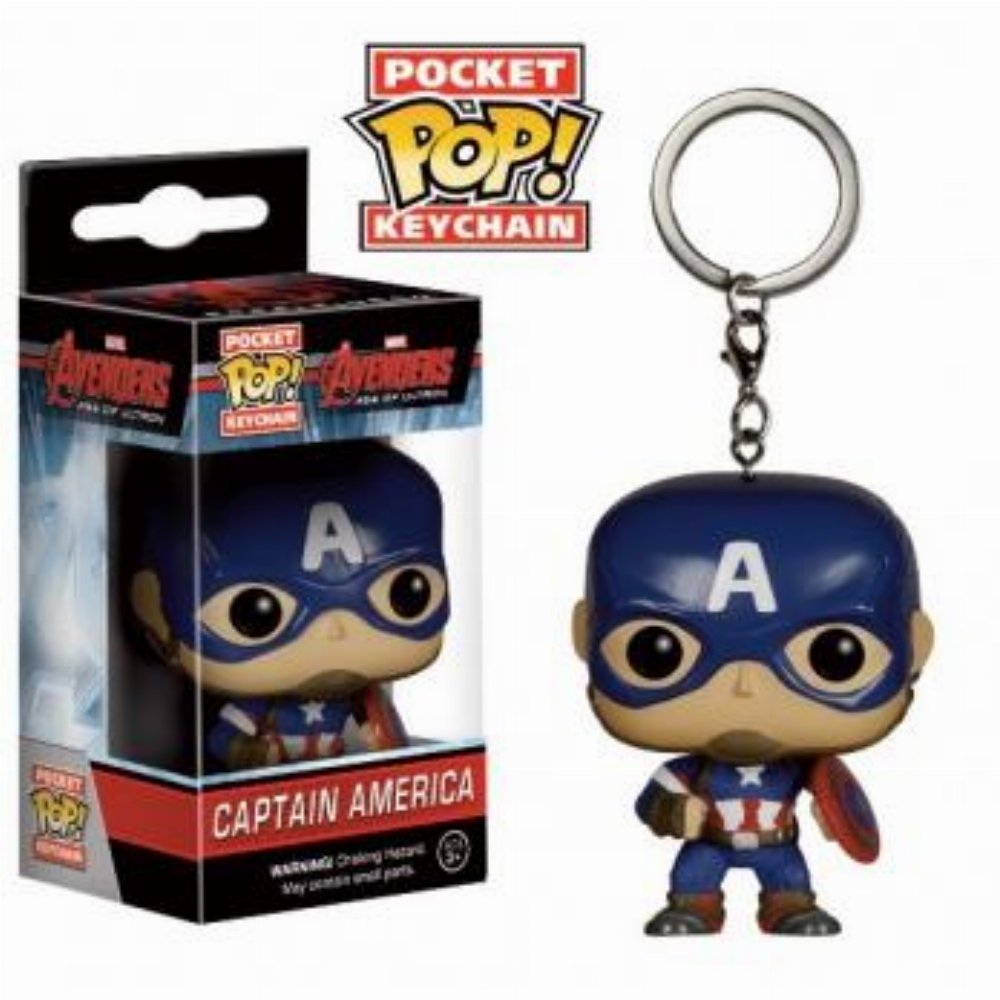 Funko Pocket POP! Μπρελόκ Marvel – Captain America Φιγούρα