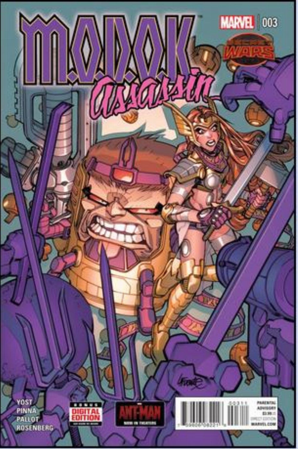 Τεύχος Κόμικ Secret Wars – M.O.D.O.K. Assassin #3 (OF 5) SW