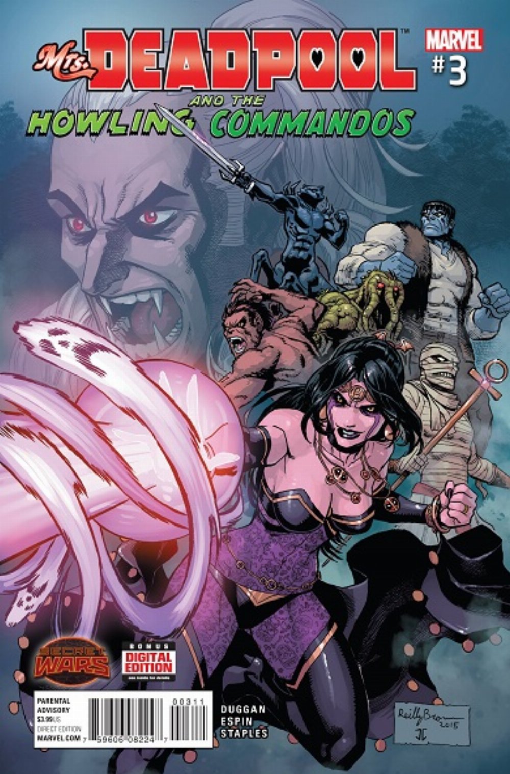 Τεύχος Κόμικ Secret Wars – Mrs Deadpool And The Howling Commandos #3 SW